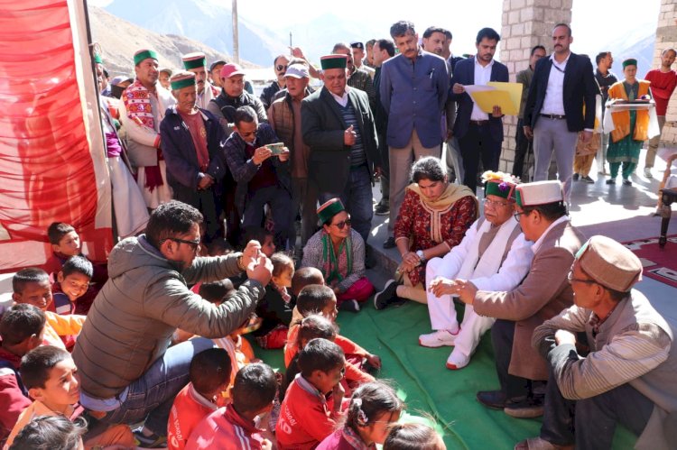 वाइब्रेंट विलेज कार्यक्रम से बढ़ेगी विकास की रफ्तार........ किन्नौर के हर गांव में दिखती है संस्कृति की झलक:- शुक्ल