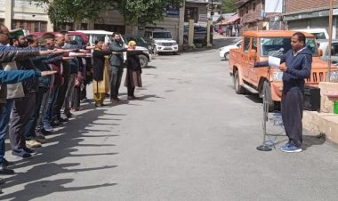 केलंग में स्वच्छता ही सेवा एकता के रूप में मनाया .....