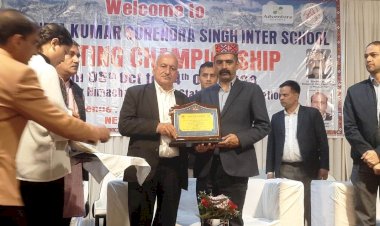 अनिरुद्ध सिंह ने कुफरी में आयोजित 25वीं अखिल भारतीय कुमार सुरेन्द्र सिंह इंटर स्कूल शूटिंग प्रतियोगिता में बतौर मुख्य अतिथि की शिरकत