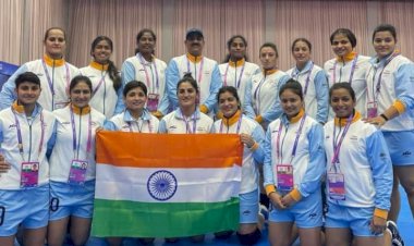 एशियन गेम्स में गोल्ड मेडल जीतने पर... सिरमौर जिला के भाजपा नेताओं ने कबड्डी महिला टीम को दी बधाई