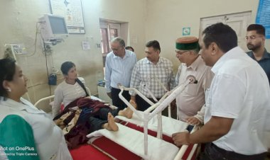 विधायक ने  मेडिकल कॉलेज नाहन का निरीक्षण.... जल्द शुरू होगा नाहन मेडिकल कॉलेज निर्माण कार्य : सोलंकी