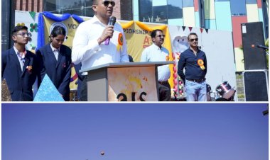 अरिहंत इंटरनेशनल स्कूल  में  वॉलीबॉल प्रतियोगिता का शुभारंभ