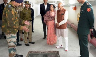 राज्यपाल ने अटल टनल रोहतांग का दौरा किया