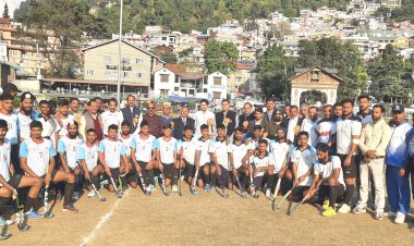 ऐतिहासिक चौगान में 11वीं राज्य स्तरीय वरिष्ठ पुरुष हॉकी प्रतियोगिता संपन्न