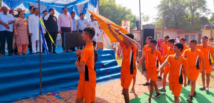 उपमुख्यमंत्री ने लड़कों की अंडर 19 खेलकूद प्रतियोगिता का किया शुभारंभ