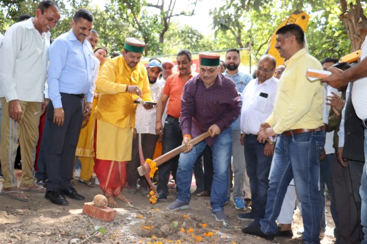 विधायक अजय सोलंकी ने 2.56 करोड़ लागत से बनने वाली जुडडा-कोटड़ी गाडा सड़क का किया भूमि पूजन