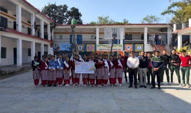 पीएनबी के अधिकारियों ने ताल स्कूल में लगाया जागरुकता शिविर