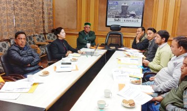 राष्ट्रीय कृमि मुक्ति अभियान के तहत बैठक का किया गया आयोजन।