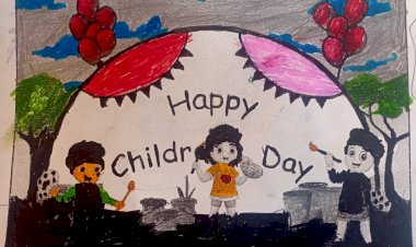 बाल आश्रम सुजानपुर में भी रही बाल दिवस धूम