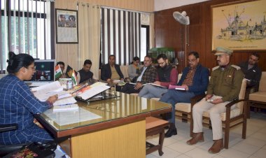 बिलासपुर में शीतकालीन तैयारियो की समीक्षा बैठक का आयोजन