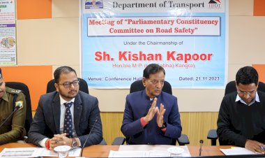 सड़क सुरक्षा नियमों की सख्ती से अनुपालना हो सुनिश्चित: किशन कपूर