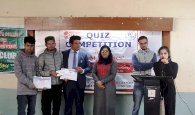 प्रश्नोत्तरी प्रतियोगिता का आयोजन ... छात्रों को कराधान कानून एवं जीएसटी बारे जानकारी