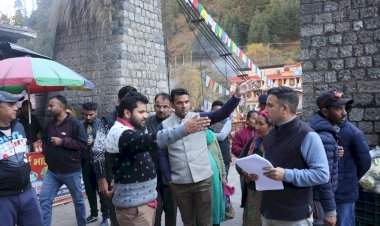 उपायुक्त आशुतोष गर्ग ने ग्राम पंचायत छलाल व मणिकरण का दौरा किया