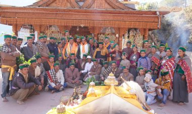 किन्नौर की उर्नी ग्राम पंचायत में  60 लाख रुपए की लागत से नवनिर्मित विष्णु मंदिर का उद्घाटन