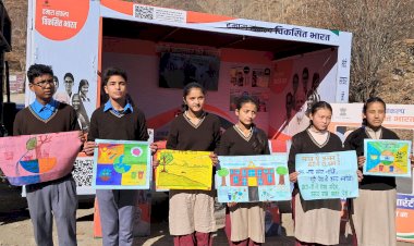 विकसित भारत संकल्प यात्रा तांदी व वारपा  पंचायत पहुँची