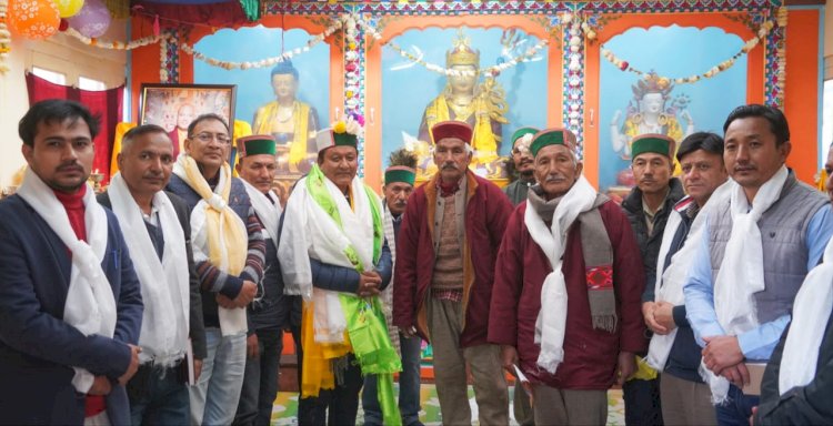 जगत सिंह नेगी ने पूह विकास खण्ड की ग्राम पंचायत नेसंग व स्पीलो का दौरा किया