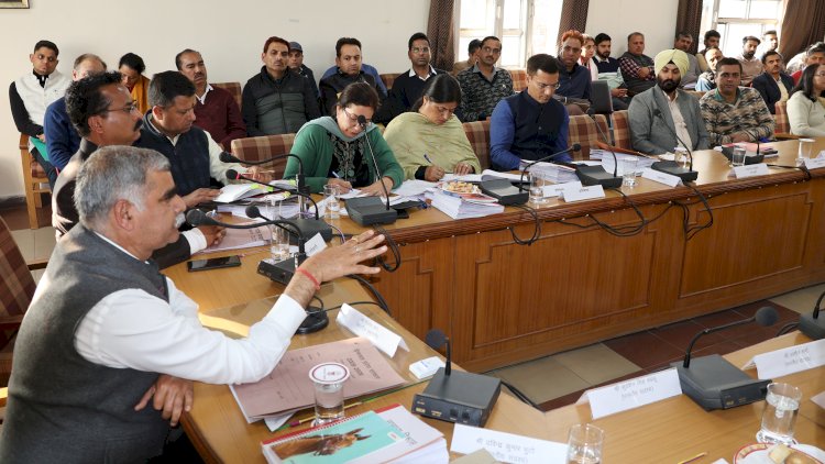 सामान्य विकास समिति ने आय-व्यय अनुमानों का लिया ब्योरा अनुत्तरित प्रश्नों पर विभागों को समयबद्ध उत्तर भेजने के दिए निर्देश