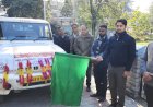 उपायुक्त ने ईवीएम प्रचार वाहन को हरी झंडी दिखाकर किया रवाना