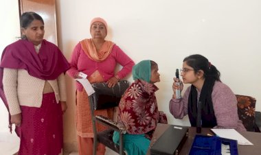 मुफ्त कैंप में 90 लोगों ने करवाई स्वास्थ्य जाँच