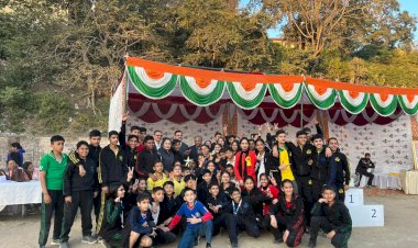 रचित व इशिता बने बेस्ट एथलीट करियर अकैडमी स्कूल में वार्षिक खेलकूद दिवस की धूम