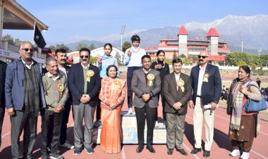 मंडी कालेज का राहुल 5000 मीटर दौड़ में रहा सबसे आगे       धर्मशाला में इंटर कालेज प्रतियोगिता का डीसी ने किया शुभारंभ