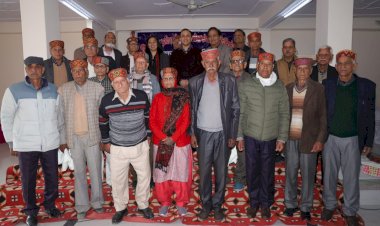 हिमाचल पेंशनर वेलफेयर एसोसिएशन ने मनाया स्थापना दिवस 80 वर्ष से अधिक आयु के पेंशनर को किया सम्मानित