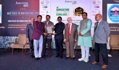 हिमाचल प्रदेश सर्वश्रेष्ठ बागवानी राज्य पुरस्कार से सम्मानित