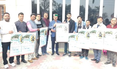 इंद्र दत्त लखनपाल ने किया किया बाबा बालक नाथ मंदिर न्यास के कैलेंडर का अनावरण