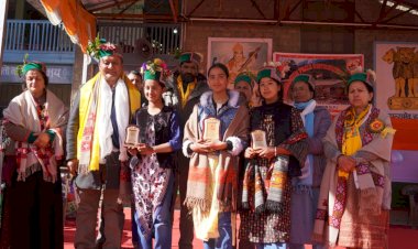 राजस्व मंत्री जगत सिंह नेगी ने रा वा मा पा कल्पा वार्षिक पारितोषिक वितरण समारोह की अध्यक्षता की