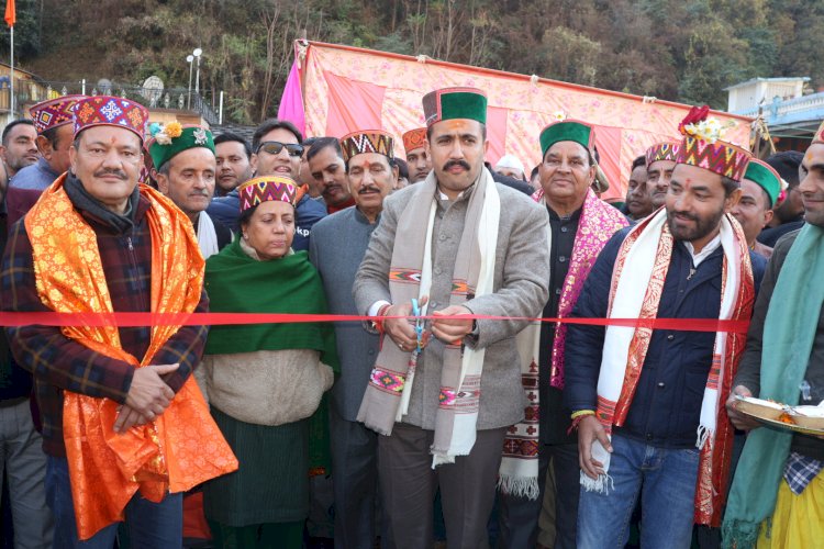 लोक निर्माण मंत्री ने कऱोड़ 22 लाख रुपये की विकासात्मक परियोजना के लोकार्पण व भूमि पूजन किये