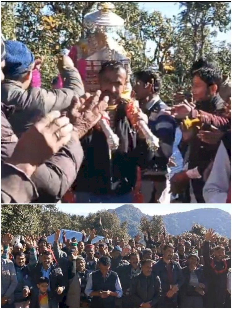 सिरमौर के शिरकटी मडी में उमड़ा आस्था का सैलाब, शिरगुल महाराज से मिलने पहुंचते हैं विजिट महाराज,