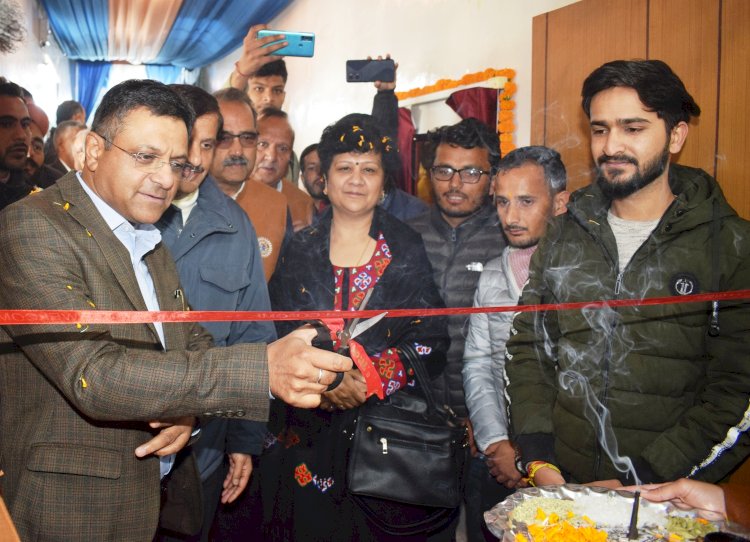 न्यायमूर्ति अजय मोहन गोयल ने किया लाईब्रेरी बुक हब का लोकार्पण