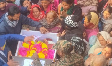 चाइना बार्डर पर शहीद हुए रोहित को राजकीय सम्मान के साथ दी विदाई