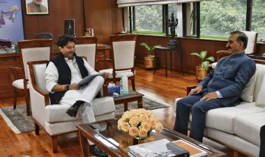 मुख्यमंत्री ने केन्द्रीय नागर विमानन मंत्री से भेंट की