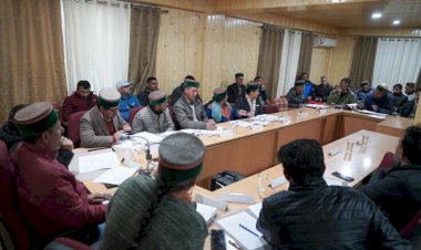 जिला परिषद किन्नौर की त्रैमासिक बैठक आयोजित, विभिन्न मदों पर हुई व्यापक चर्चा