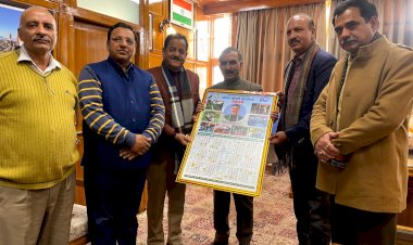 मुख्यमंत्री ने किया जाइका वानिकी परियोजना के कैलेंडर व डायरी का विमोचन