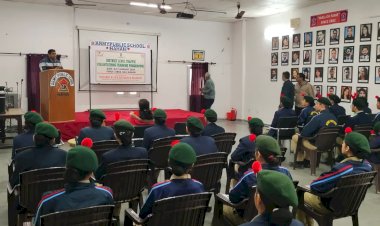 आर्मी पब्लिक स्कूल नाहन में आयोजित हुई सड़क सुरक्षा कार्यक्रम पर संगोष्ठी