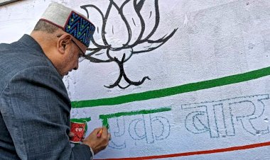 भाजपा का वॉल राइटिंग अभियान, एक बार फिर पीएम मोदी : खन्ना