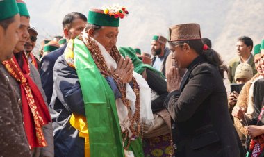 राजस्व मंत्री जगत सिंह नेगी ने किन्नौर जिला की नाथपा पंचायत के काचरंग व नाथपा गांव का किया दौरा