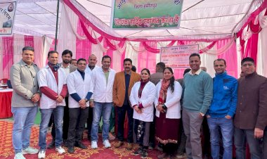 आयुष चिकित्सकों ने 403 लोगों का किया चैकअप