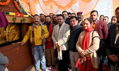 शिक्षा मंत्री ने किये 3 करोड़ रुपये से अधिक की राशि के किए शिलान्यास व लोकार्पण