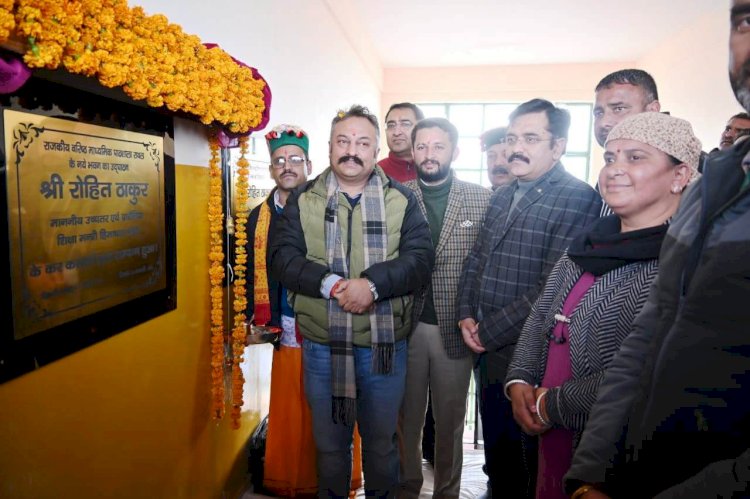 जुब्बल विस क्षेत्र के 99.9 प्रतिशत गांव सड़कों से जुड़ चुके हैं - शिक्षा मंत्री