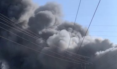 डियोड्रेंट बनाने वाली हिलटॉप कंपनी में लगी भीषण आग,करोड़ों रुपये का नुकसान