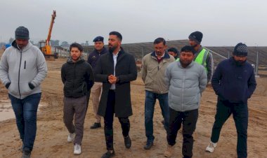 उपायुक्त जतिन लाल ने सौर ऊर्जा संयंत्र पेखूबेला का निरीक्षण किया