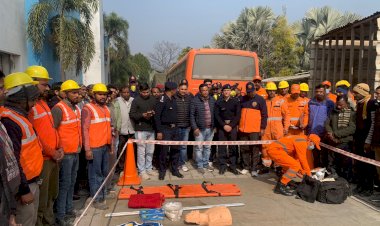 कालाअम्ब में एनडीआरएफ और एचपी एसडीआरएफ शिमला द्वारा मॉक ड्रिल अभ्यास एवं जन जागरूकता कार्यक्रम आयोजित