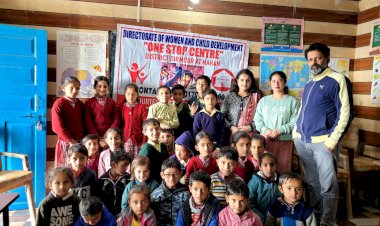 प्राथमिक विद्यालय कमरऊ में बच्चों को गुड़ टच, बेड टच बारे दी जानकारी