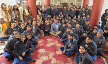 उपायुक्त ने केवी सलोह में माता सरस्वती की प्रतिमा का किया अनावरण, जतिन लाल ने नव निर्मित केवी भवन का भी किया निरीक्षण