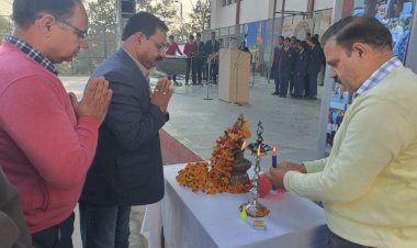 जवाहर नवोदय विद्यालय डूंगरी में हर्षोल्लास से मनाया बसंत पंचमी पर्व