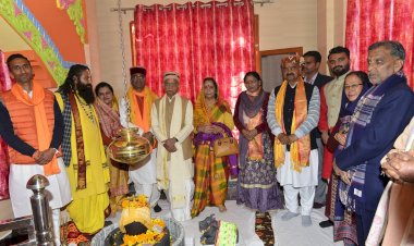 राज्यपाल ने बिलासपुर के डोहकेश्वर धाम में मूर्तियों की प्राण प्रतिष्ठा में भाग लिया