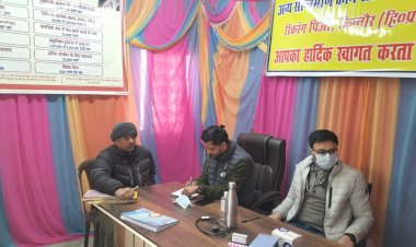 किन्नौर जिला के रिकांग पिओ में श्रम विभाग द्वारा श्रमिकों के लिए आयोजित किया गया एक दिवसीय निःशुल्क स्वास्थ्य जांच शिविर